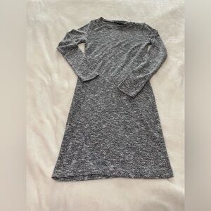Chic Heather Gray Long Sleeve Dress